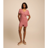 Imagem da oferta Macaquinho em Viscose com Estampa Floral