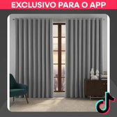 Imagem da oferta Cortina Blackout Premium 2,80x2,30m para Quarto e Sala (Várias Cores)