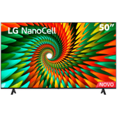 Imagem da oferta Smart TV 50" 4K LG NanoCell Bluetooth ThinQ AI Alexa Google Assistente Airplay 3 HDMIs - 50NANO77SRA