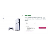 Imagem da oferta Console PlayStation 5 Slim Disk 1TB com Leitor de Disco