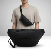 Imagem da oferta Bolsa Transversal Pochete Kingbr Impermeável Unissex Para Carnaval Shows Festivais E Viagens Shoulder Bag Tiracolo Reforçada Antifurto Bolsos Alça