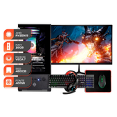 Imagem da oferta PC Gamer Forge AMD RYZEN 5 5600GT 16GB DDR4 SSD 480GB 400W 80 Plus Completo com Monitor 21 e Periféricos