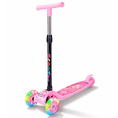 Imagem da oferta Patinete Infantil 3 Rodas Com Luzes LED Dobrável Altura Regulável