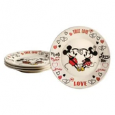 Imagem da oferta Conjunto 4 Pratos Disney Mickey e Minnie - Avon