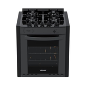 Imagem da oferta Fogao de Embutir 4 Bocas Venax Gaudi Prisma Vitreo Bl Grafite Gas Glp