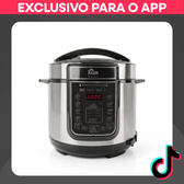 Imagem da oferta Panela de Pressão Elétrica 5L Kian PPE-101 900W Timer Ajustável Controle de Temperatu...