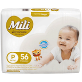 Imagem da oferta Fralda Mili Love & Care Premium Tam P - 56 Unidades