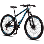 Imagem da oferta Bicicleta Aro 29 Aço Carbono HighLevel Freios Disco Suspensão 21v