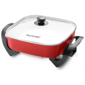 Imagem da oferta Panela Elétrica Quadrada 1250W 127V Vermelha Multilaser – CE112