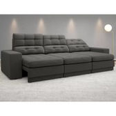 Imagem da oferta Sofá 4 Lugares Assento Retrátil e Reclinável 2,30m Net Jobim - NETSOFAS