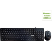 Imagem da oferta Kit Acer Teclado + Mouse Office com Cabo - OCC300