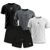 Imagem da oferta Kit 5 Peças Dry Masculinas Treino Academia Alpha