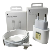 Imagem da oferta Kit Carregador Turbo 20w E Cabo Lightning 1m Original Apple