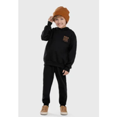Imagem da oferta Conjunto Infantil Elian Capuz Estampa Preto