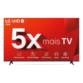 Imagem da oferta Smart TV LG 65" 4K Ultra HD UT80 Processador A5 Ger7 AI Alexa/Chromecast integrado com Entrada HDMI e USB - 65UT8050PSA