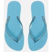 Imagem da oferta Chinelo De Dedo Azul Arezzo Tira Metalizada Brizza