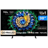 Imagem da oferta Smart Tv TCL 98" A400M QD-Mini LED 4K 120Hz