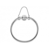 Imagem da oferta Duas Pulseiras Vivara Life Moments Prata com Corrente de Segurança 19cm.