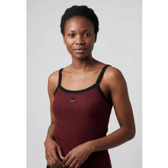 Imagem da oferta Blusa Feminina Lança Perfume Alças Finas Bordô