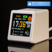 Imagem da oferta Estação Meteorológica Relógio Geekmagic Ultra Portátil Inteligente