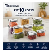 Imagem da oferta Jogo 10 potes hermeticos electrolux de plastico