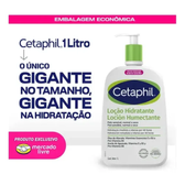 Imagem da oferta Cetaphil Loção Hidratante Corporal e Facial para Pele Sensível, Normal a Seca 1L - Hidratação 48h