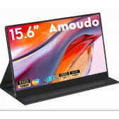 Imagem da oferta Monitor Portátil Amoudo 15,6 polegadas 1920x1080P, tela móvel com painel IPS LCD, suporte com furo para caneta, VESA, USBC e M