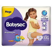 Imagem da oferta Fraldas Babysec Premium Galinha Pintadinha Flexi Protect, 24 Unidades
