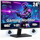 Imagem da oferta Monitor Gamer ips 24 Polegadas, Full HD, 144Hz, 1ms,sRGB 99%, 150cdm², Alto-falantes embutidos,Entradas HDMIDisplayPort3.5mm,110-220V, Preto