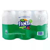 Imagem da oferta Pack de Fanta Guaraná Zero 350ml 6 unidades