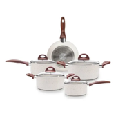 Imagem da oferta Jogo De Panelas Smart Plus Vanilla Indução Cerâmico 5peças Brinox 4774101