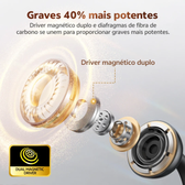 Imagem da oferta QCY CT06 clip on fones de ouvido Crossky C50 orelha aberta sem fio bluetooth 6.0 com 4 microfone 35h confortável para c
