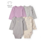 Imagem da oferta Kit Body Bebê 4 Peças Cisne e Floral Multicor Carter's