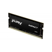 Imagem da oferta Memória Ram Para Notebook Ddr4 8gb 3200Mhz Cl20 Kingston Fury Impact Kf432s20ib8 Gamer Sodimm Preto