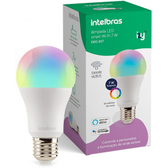 Imagem da oferta Smart Lâmpada Inteligente Intelbras EWS 407 com 16 milhões de cores - 7W - Bivolt - Casa Inteligente Wi-Fi - compatível com Alexa