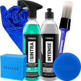 Imagem da oferta Kit Sintra Fast Limpador Interno Carro + Intense Revitalizador Painéis Portas 500ml Vonixx