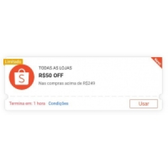 Imagem da oferta Cupom Shopee R$50 OFF acima de R$249