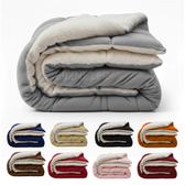 Imagem da oferta Coberdrom Cobertor Solteiro Casal Queen E King Colcha Dupla Face Edredrom Luxo Pele C...