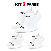 Imagem da oferta Kit com 3 Pares Meias Kappa Sapatilha Soquete Invisível