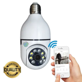 Imagem da oferta Camera Segurança Panoramica Lampada E27 Wifi Espia Com Rastreio de Movimento - IP CAMERA