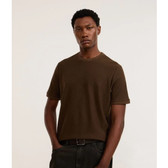 Imagem da oferta Camiseta Texturizada com Algodão e Gola Redonda