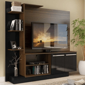 Imagem da oferta Estante TV 55'' com 2 Portas Denver Multimóveis - Preto