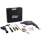 Imagem da oferta Furadeira e Parafusadeira de Impacto Wap 700W com Maleta 12 Peças - WF 700K10