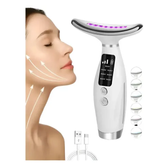 Imagem da oferta Massageador Facial Pescoço Terapia Led Antirrugas E Papada