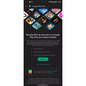 Imagem da oferta Google Play Pass - 6 meses por R$9,90 + 1 mês grátis