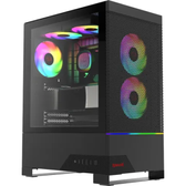 Imagem da oferta Gabinete Gamer Redragon Carbon Rgb Preto Fibra De Carbono