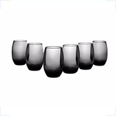 Imagem da oferta NADIR FIGUEIREDO Jogo De Copos Aruba Long Drink 475ml Cinza 6 Peças Sm Aruba Fumê