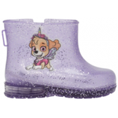 Imagem da oferta Bota Galocha Nickelodeon Infantil Patrulha Canina Led Glitter Lilás