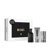 Imagem da oferta Kit Perfume Masculino Hugo Boss Bottled Parfum, Amadeirado Âmbar, 3 Itens