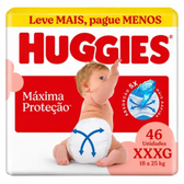 Imagem da oferta Fralda Huggies Maxima Proteção XXXG com 46
